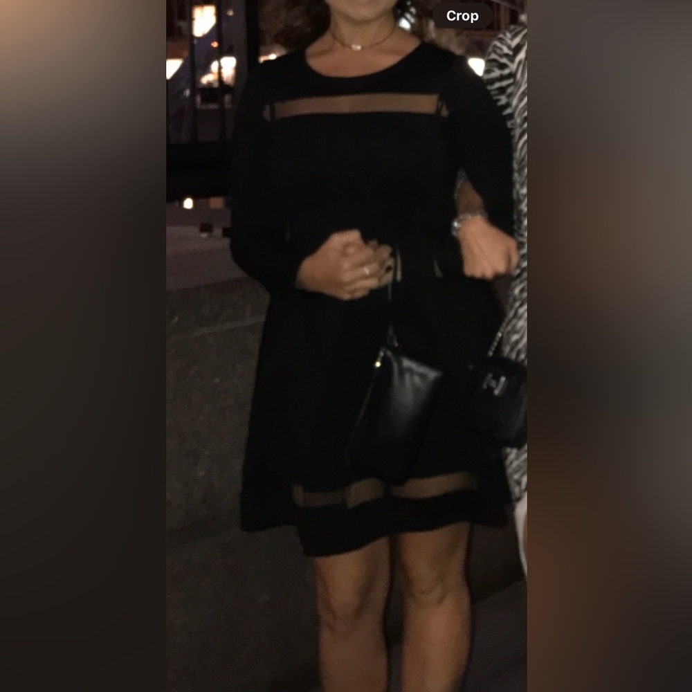 Black long sleeve dresss